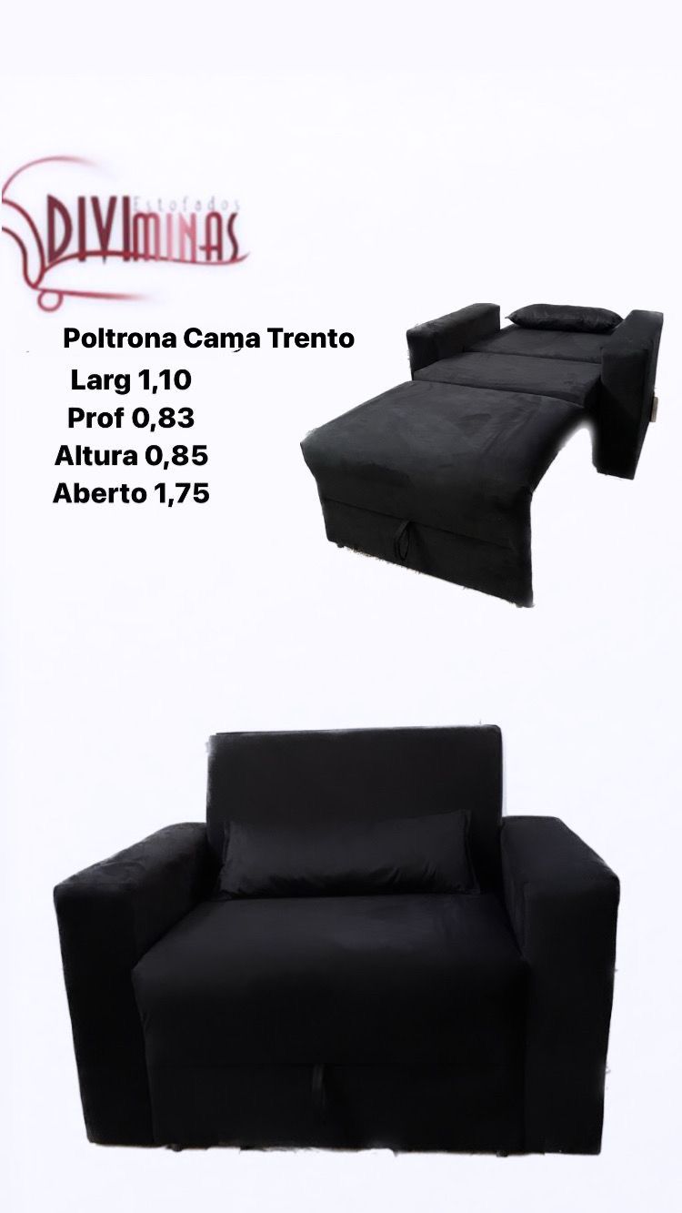 PoltronaTrentoPreto