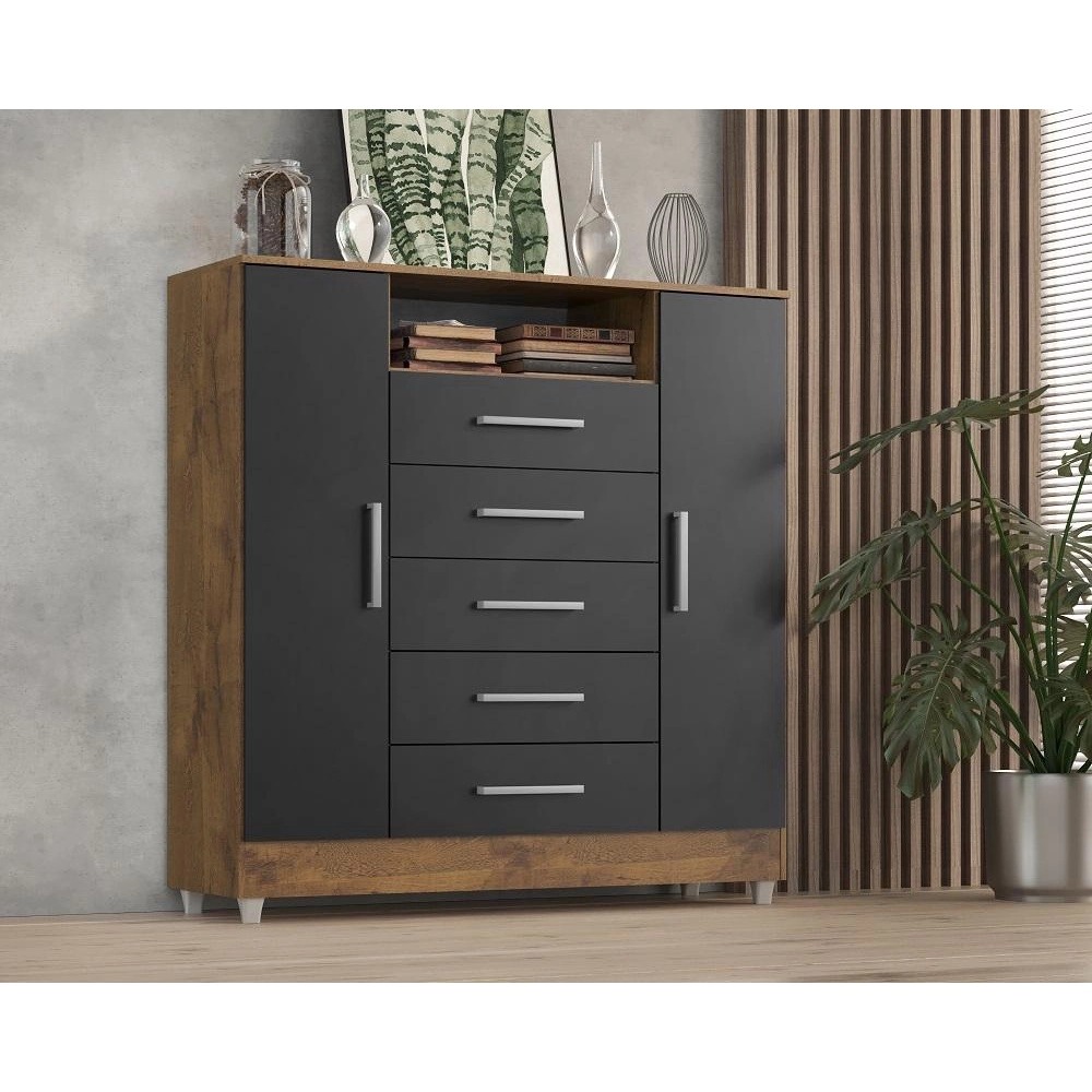 ComodaIsabeleCastanhoOnix