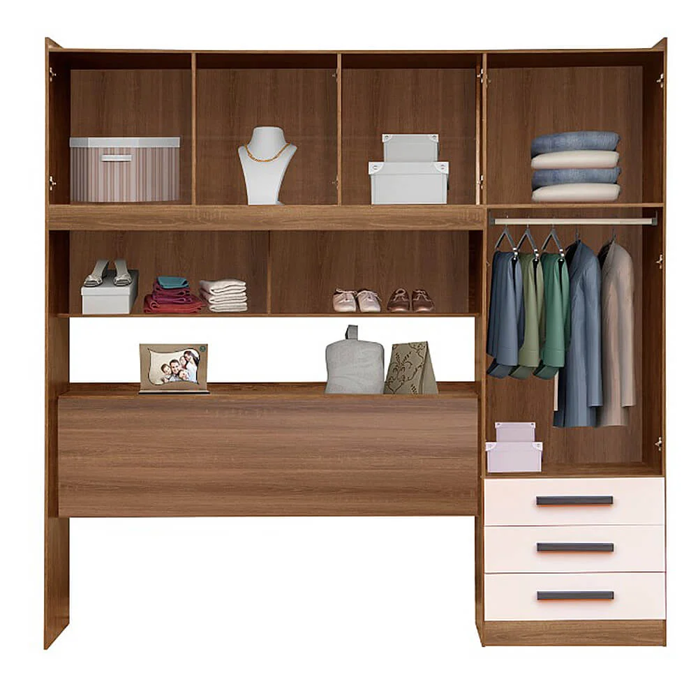 Guarda-Roupa-Casal-com-Cabeceira-Bau-5-Portas-Mexico-Rudrack-Interno